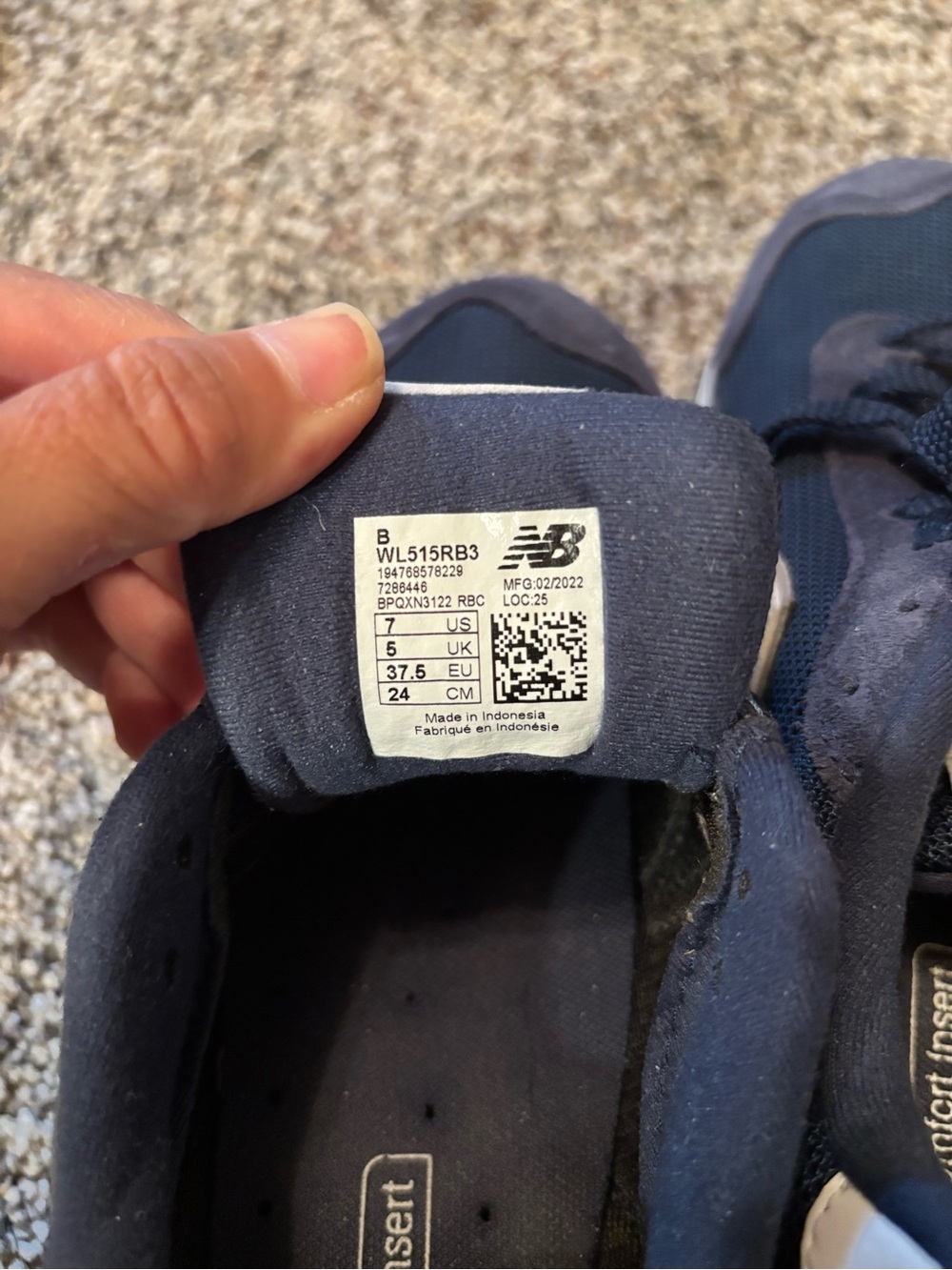 New Balance Navy 515s - Picture 3 of 3